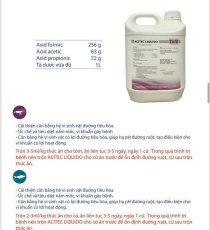  AXIT ĐƯỜNG RUỘT CHO TÔM  (ACITEC LIQUIDO)