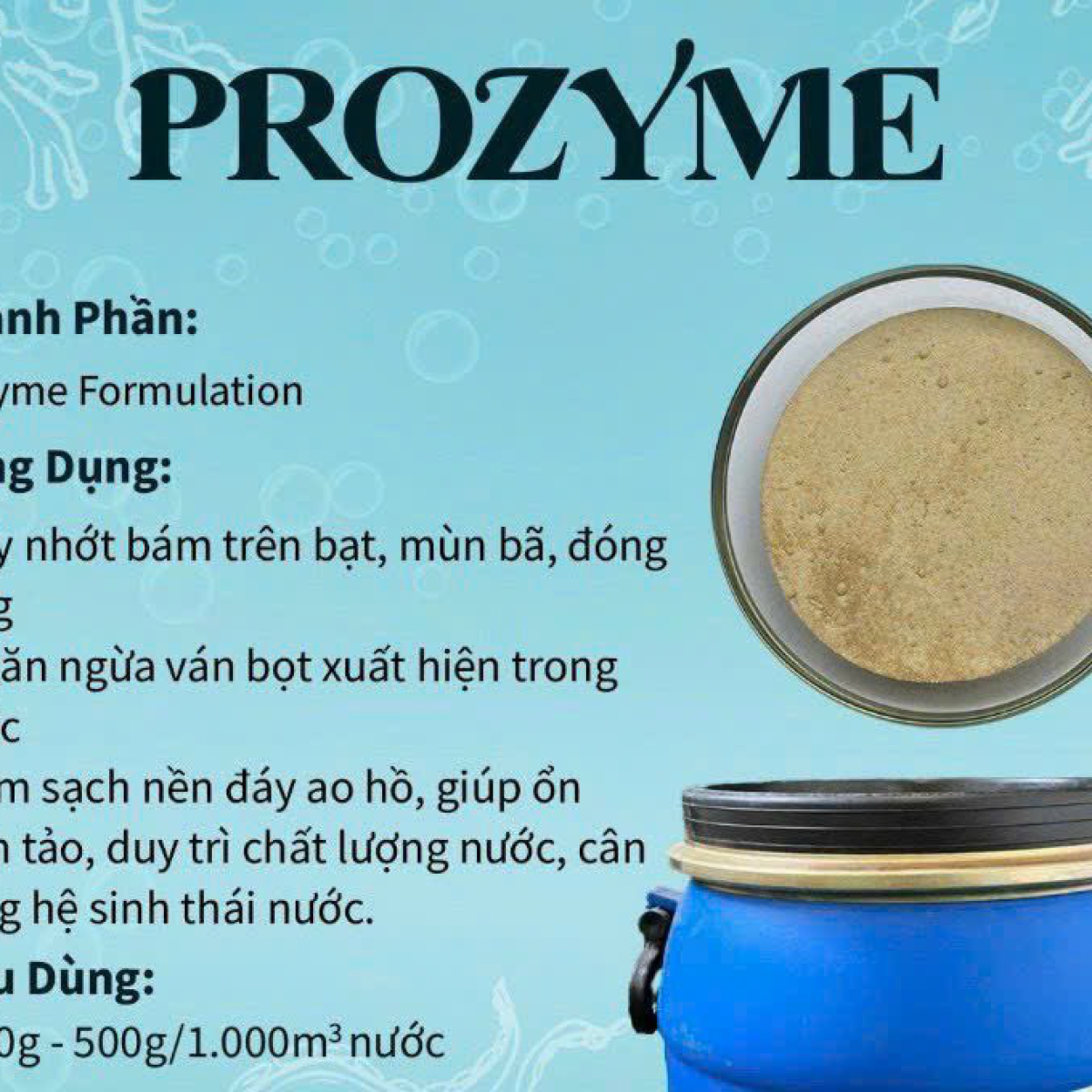 ⭐⭐⭐PROZYME TẨY NHỚT BẠT 
