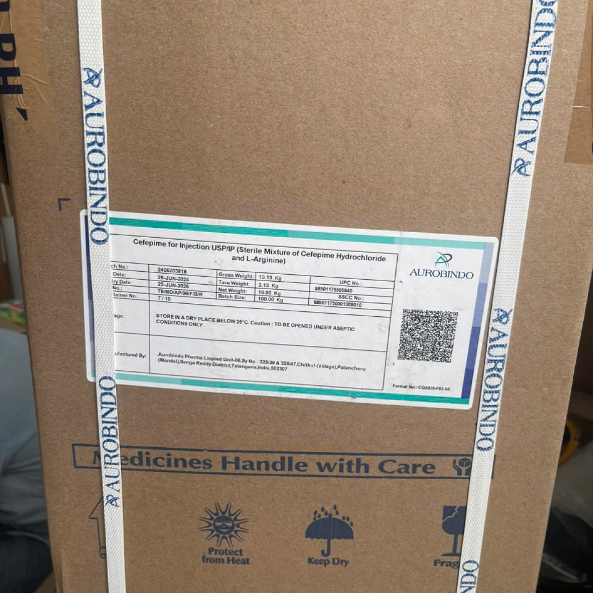 ⭐CEFEPIME cefepime for injection usp/ip aurobindo⭐