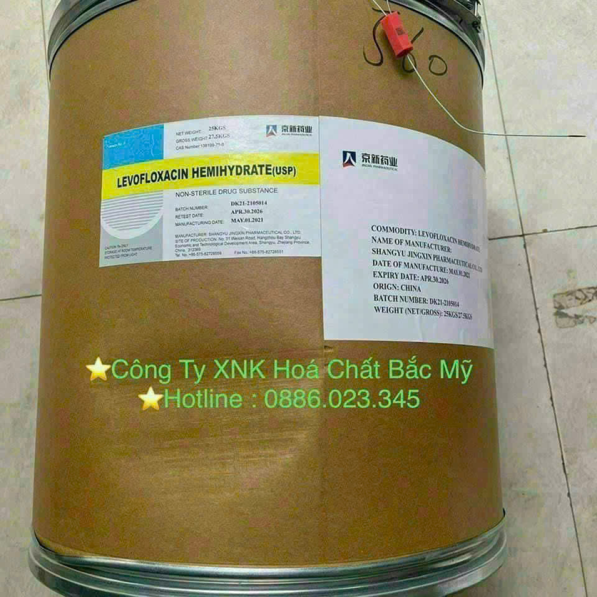 ⭐⭐LEVOFLOXACIN USP ẤN ĐỘ⭐⭐