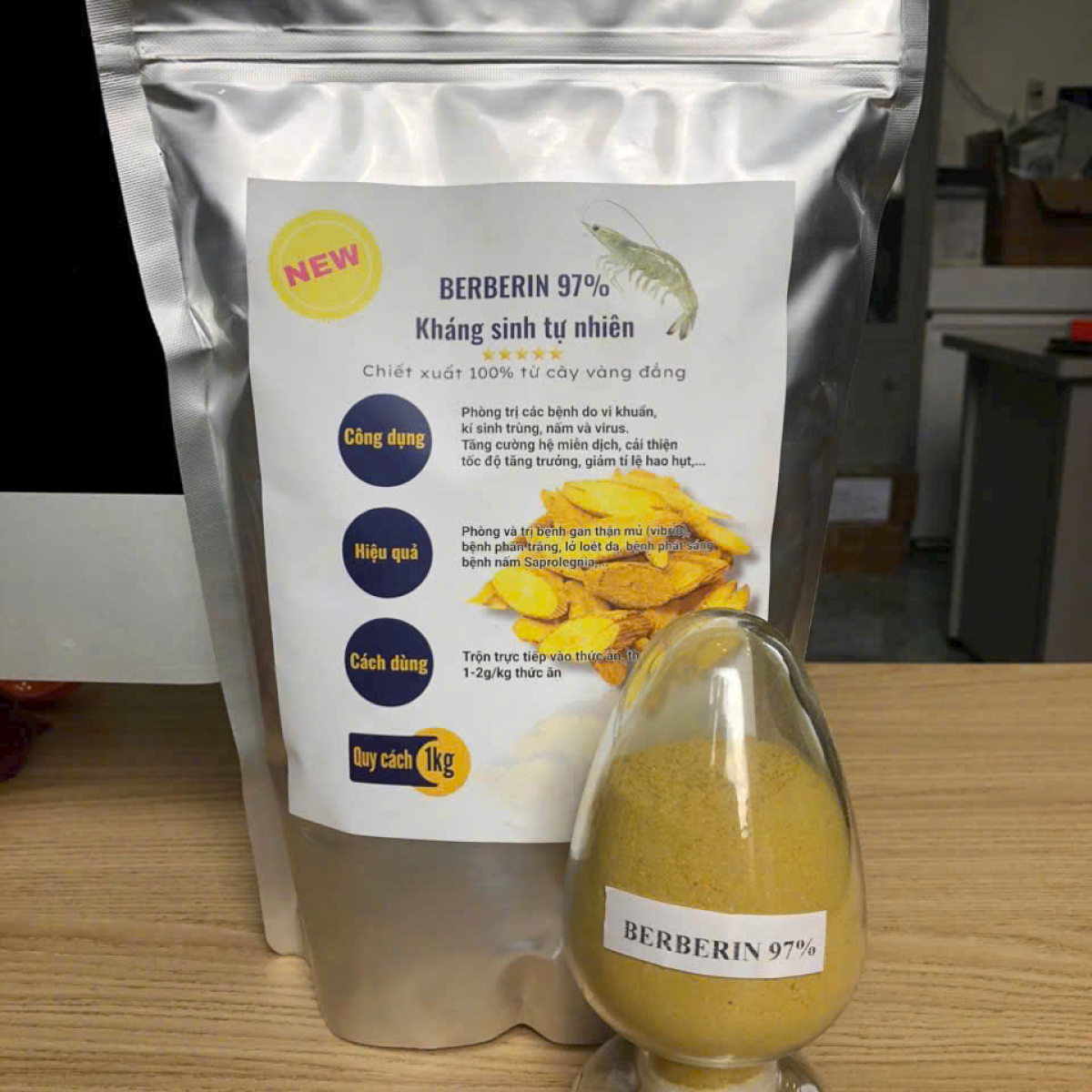 ⭐️⭐️⭐️ BERBERIN CHLORIDE ⚡️ – Giải Pháp Giảm Xuất Huyết Cho Tôm Cá