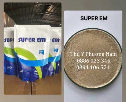 Men Vi Sinh Cho Tôm Cá Super EM – Làm Sạch Nước, Giảm Khí Độc, Tôm Cá Lớn Nhanh