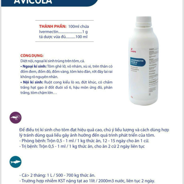 ⭐️⭐️⭐️⭐️LHIVERMECTIN AVICOLA